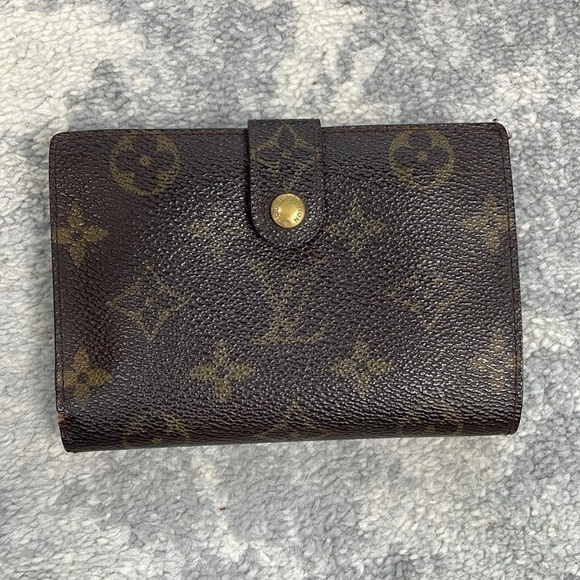 Louis Vuitton Monogram Porte Monnaie Billet Viennois Kisslock Wallet - Picture 1 of 17